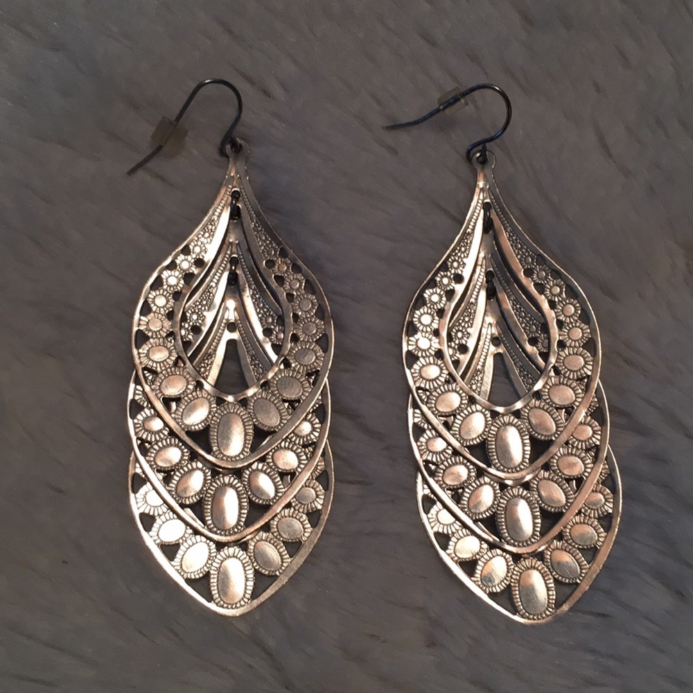 Silver Statement Earrings